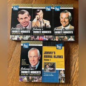 VHS Bundle of 5 The Tonight Show Johnny Carson’s Favorite Moments